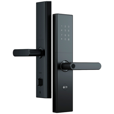 小益 E205 家用智能指纹锁 曜石黑classic