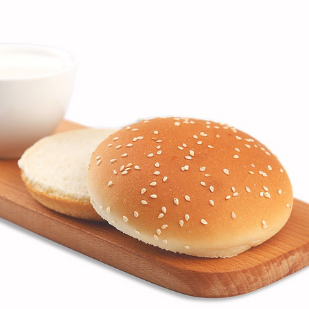 腾飞的小猪 汉堡包面包胚 6对*2袋