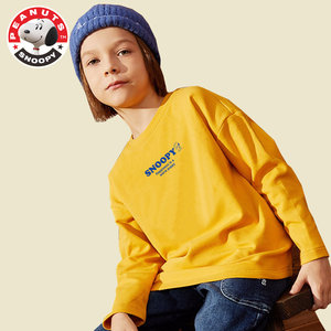 史努比 儿童100%纯棉长袖打底衫