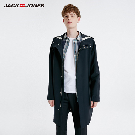 JackJones 杰克琼斯 219127506 男士连帽风衣