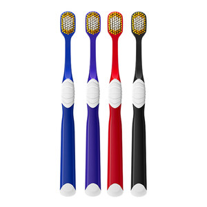 沐暄 65孔 日系宽头牙刷 4支装 4.9好评