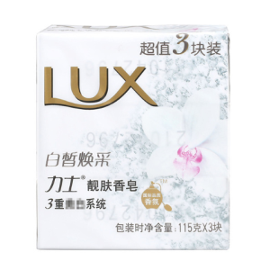 限地区、PLUS会员： LUX 力士 靓肤香皂 115gx3块
