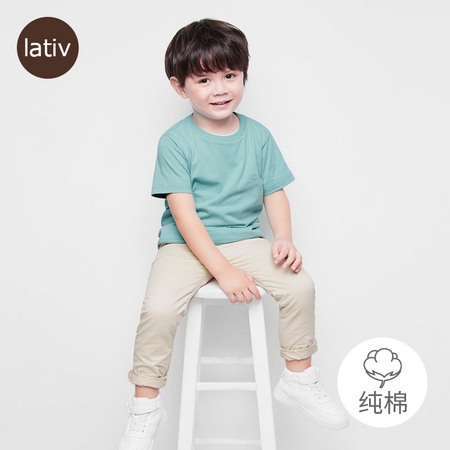 lativ 诚衣 儿童短袖T恤