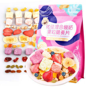 优佳 水果酸奶果粒燕麦片 400g 开袋即食代餐坚果谷物