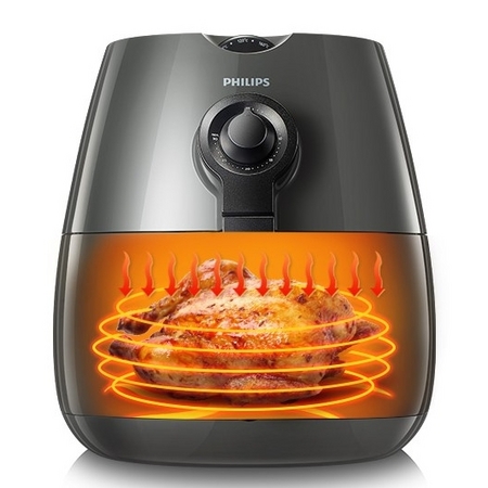PHILIPS 飞利浦 HD9212 空气炸锅 黑色 3L