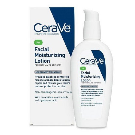 CeraVe 适乐肤 Moisturizing Facial 夜间美白保湿修复乳液 89ml