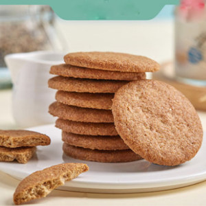 谷悦园 饱腹代餐燕麦全麦饼干400g