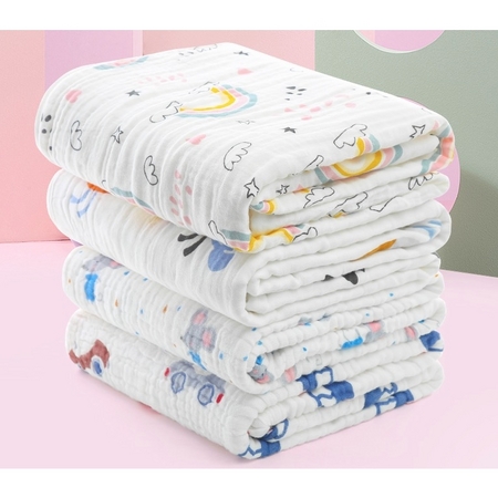 grace 洁丽雅 婴儿纯棉纱布浴巾