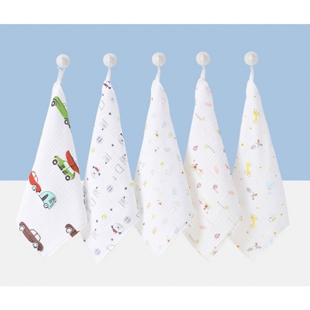 grace 洁丽雅 婴儿纱布方巾 5条装