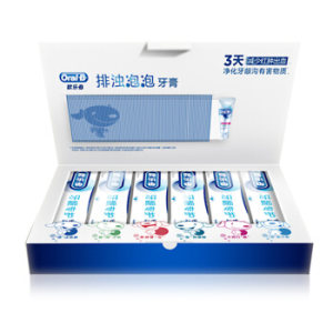 Oral-B 欧乐-B 排浊泡泡牙膏 JOY定制套装 90g*6支
