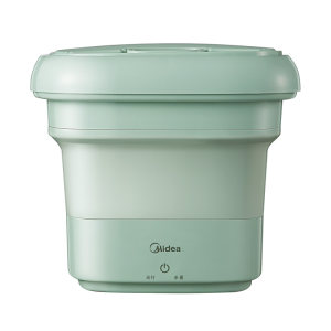 美的 便携式折叠洗衣机 臭氧+超声波除菌