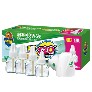 超威 薄荷香型 电蚊香液 1器+4瓶 可用225晚