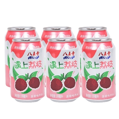 八王寺 荔枝味汽水 330ml*6罐