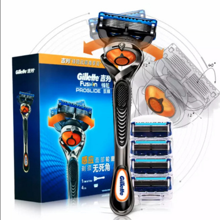 Gillette 吉列 锋隐致顺 剃须刀套装（1刀架+5刀头）