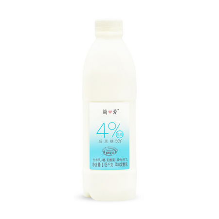 简爱 4%蔗糖酸奶 1.06kg +凑单品