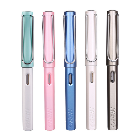 英雄359正姿书写钢笔+24支墨囊