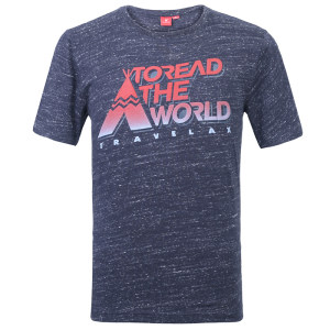 探路者 棉涤混纺 男吸湿印花T恤 49元包邮