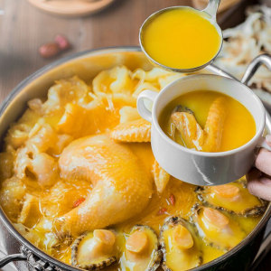 鲜生堂 港式金汤鲍鱼花胶鸡 1500g礼盒装