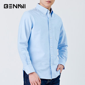 拉夫劳伦制造商 本米 男阿克苏长绒棉 牛津纺衬衫