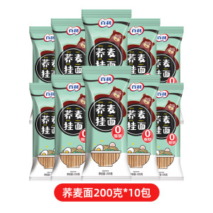 百利 0脂低卡荞麦挂面