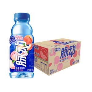 天猫超市 脉动 桃子口味 维生素功能饮料 400ml*15瓶