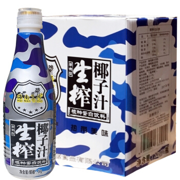 PLUS会员：海南1号 海南椰汁 果肉型 1kg*6瓶