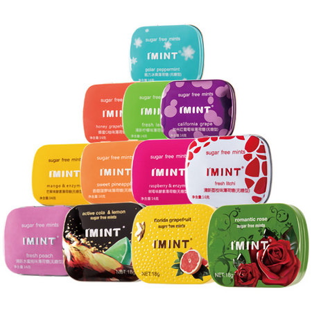 IMINT 无糖薄荷糖接吻糖 6盒