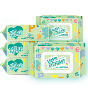 碧C 新生儿宝宝湿巾 80抽*5包