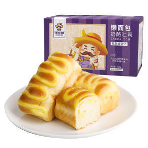 奶酪 吐司懒面包手撕早餐零食整箱500g