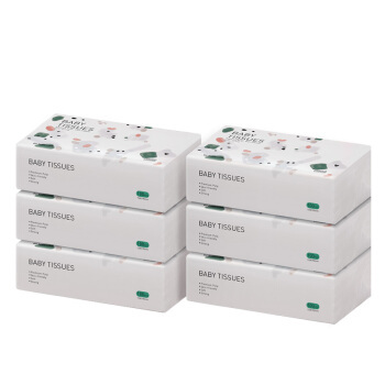 babycare 婴儿柔纸巾 M码 100抽*6包