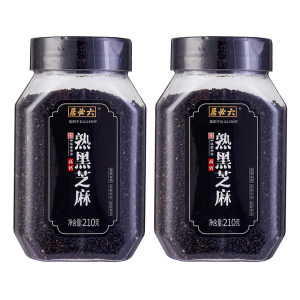 中华老字号 六必居 熟黑芝麻 210g*2瓶 22.5元包邮