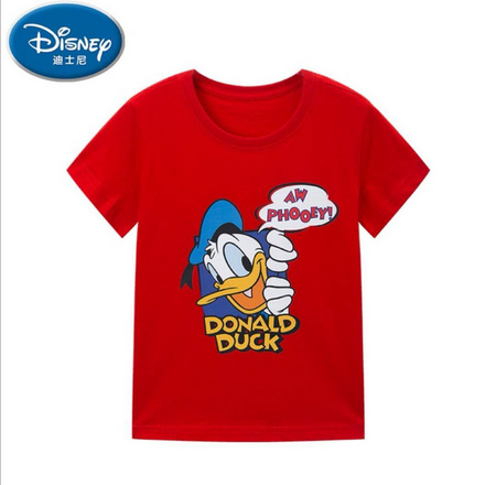 Disney 迪士尼 男童 纯棉薄款短袖