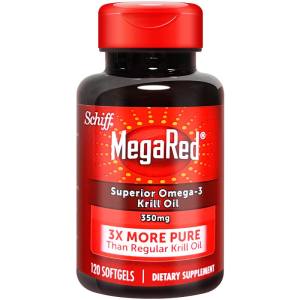 美国产 MegaRed 南极磷虾油胶囊 120粒/瓶 通血管降三高