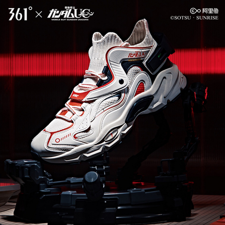 361° 高达独角兽联名 671936702F 男子休闲运动鞋
