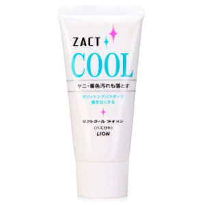 PLUS会员： LION 狮王 ZACT 去烟渍冰爽牙膏 130g