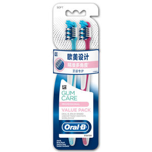 PLUS会员：Oral-B 欧乐-B 精准多角度软毛牙刷 2支装