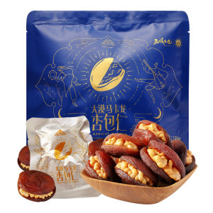 新疆特产 西域果园 大漠马卡龙 杏脯肉夹核桃仁 120g*3包