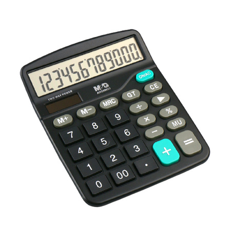 M&G 晨光 ADG98837 桌面计算器 经典款 送电池