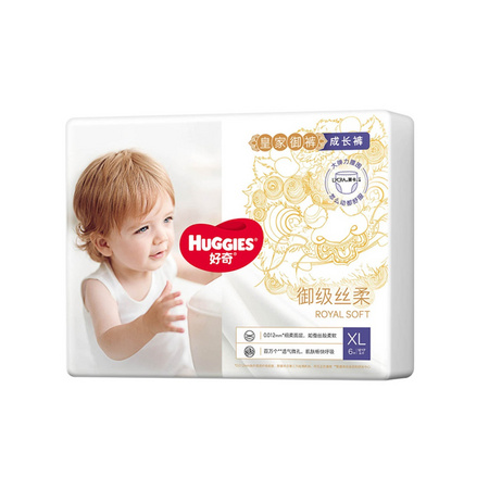 88VIP：HUGGIES 好奇 皇家御裤 拉拉裤 XL6片