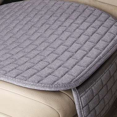 金澳羊 汽车坐垫单座 亚麻 灰色