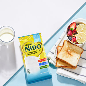 荷兰原装进口 雀巢 NIDO 脱脂高钙牛奶粉 400g*4袋 独立小包装