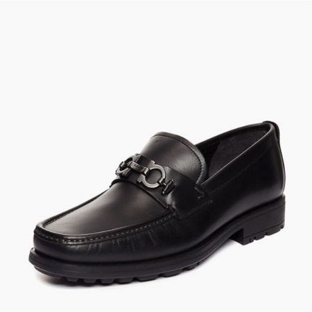 22点截止：Salvatore Ferragamo 菲拉格慕 02A515 男士做旧皮鞋