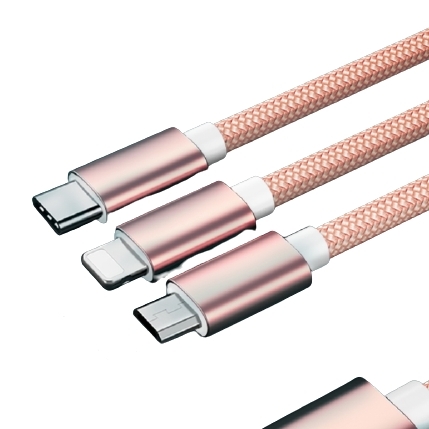 珏创 三合一数据线 1m