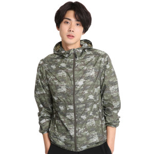 地球科学家 迷彩印花 男超轻皮肤风衣 69元包邮