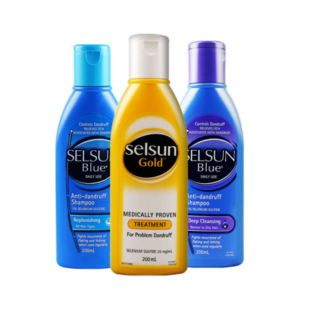 Selsun 澳洲进口 blue去屑洗发露膏 200ml*3