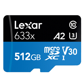 Lexar 雷克沙 633X TF存储卡 512GB