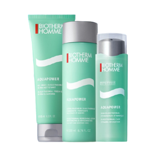 BIOTHERM 碧欧泉 水动力男士3步曲护肤套装（赠爽肤水100ml+洁面膏80ml+乳液55ml+定制毛巾+定制背包）