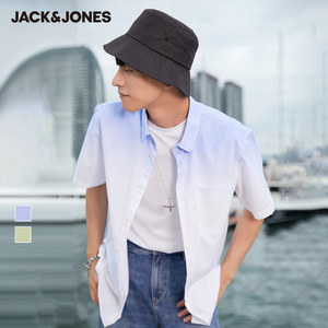 杰克琼斯 21新款 男渐变色薄衬衫