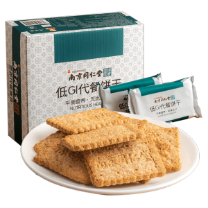 同仁堂 低GI粗粮饼干 5无糖低卡代餐饼干 2斤