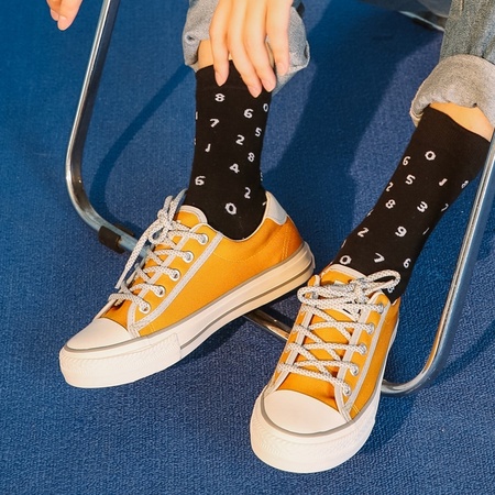 人本 芒果崽联名 舞狮手绘 帆布鞋 2192321198